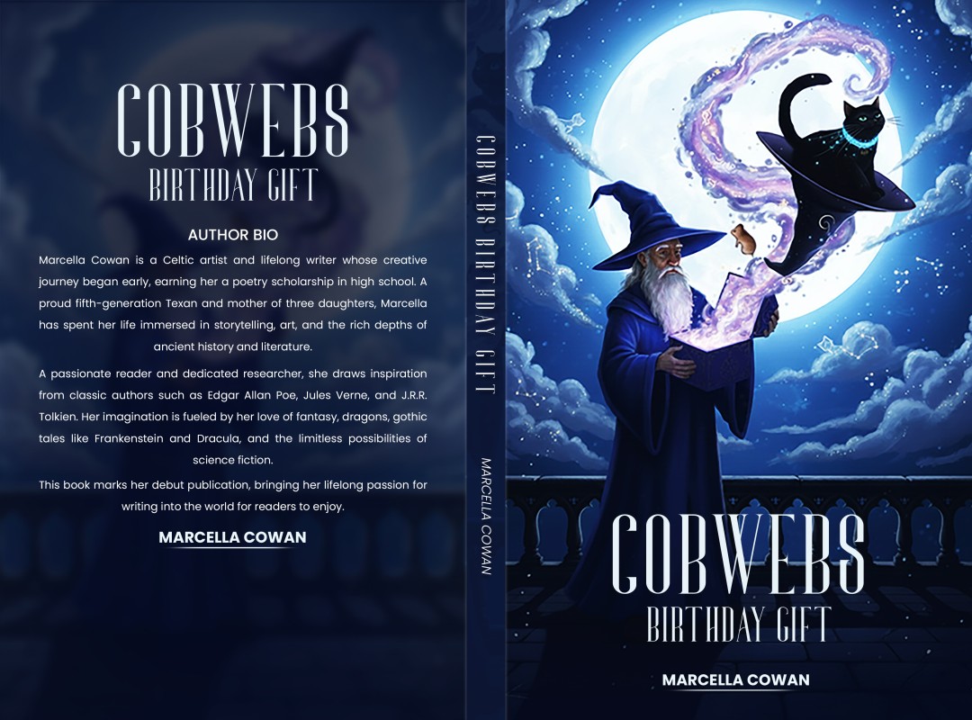 New Children’s Book ‘Cobwebs’ Follows Brave Black Cat’s Journey Through Enchanted Forest to Find Perfect Birthday Gift for Beloved Witch