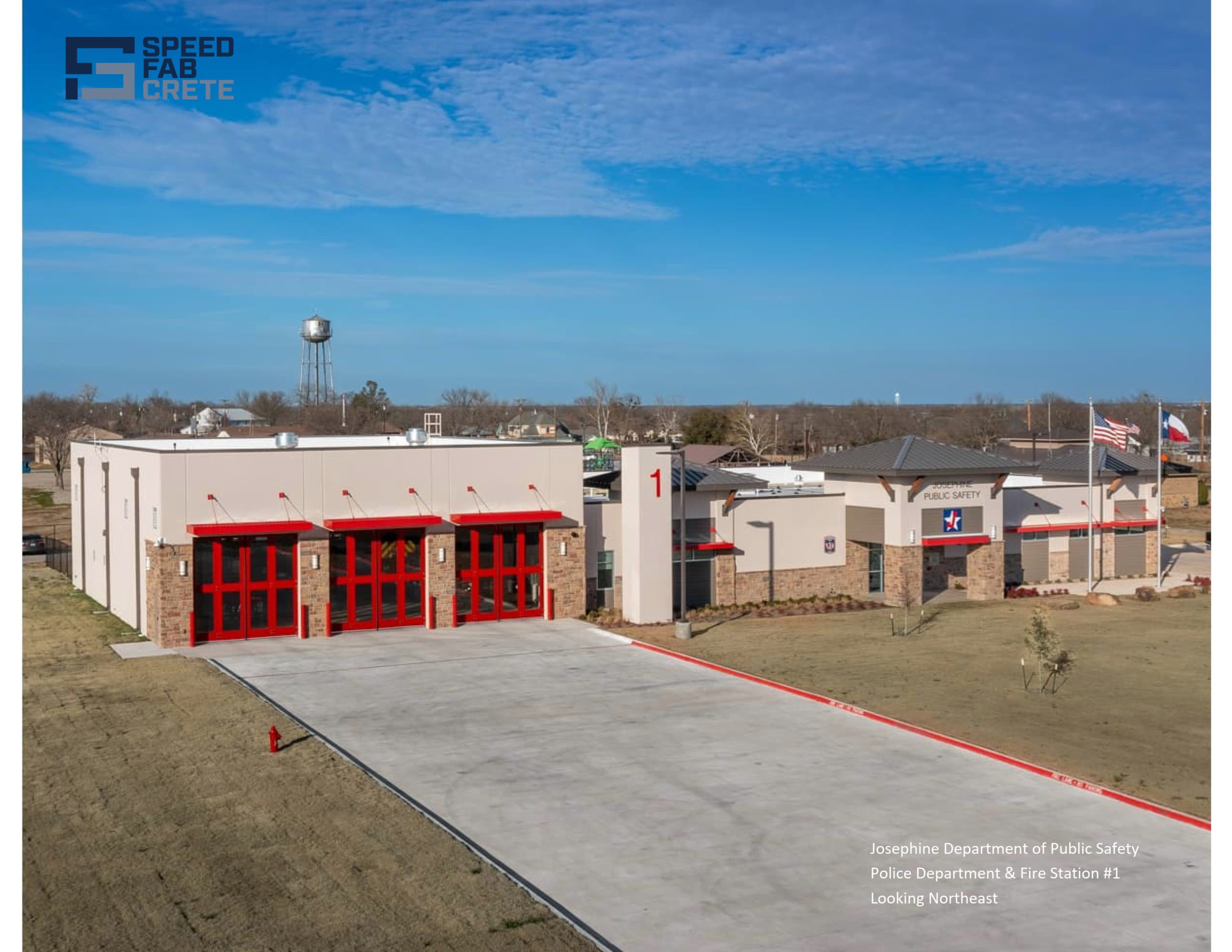 Texas-Based Speed Fab-Crete and Callahan & Freeman Complete City of Josephine TX Public Safety and Municipal Facilities
