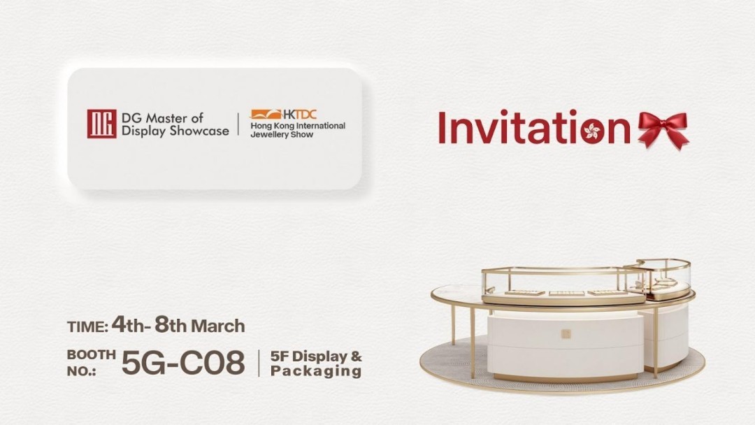 DG Display Showcase to Exhibit at the Hong Kong International Jewellery Show 2026